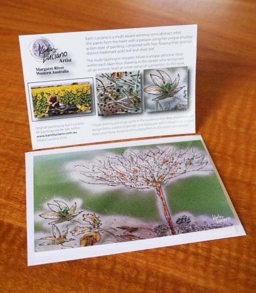 Single Greeting Card. Celestial Symphony
